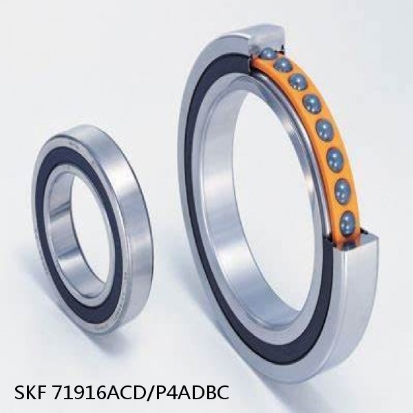 71916ACD/P4ADBC SKF Super Precision,Super Precision Bearings,Super Precision Angular Contact,71900 Series,25 Degree Contact Angle