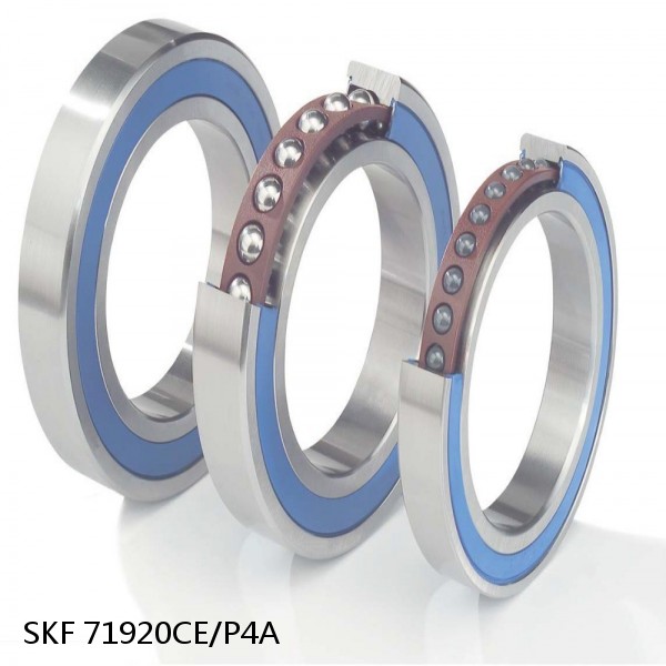71920CE/P4A SKF Super Precision,Super Precision Bearings,Super Precision Angular Contact,71900 Series,15 Degree Contact Angle