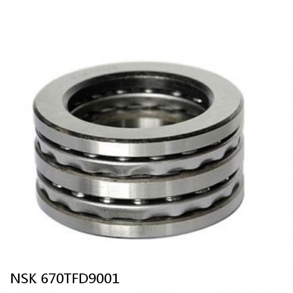 NSK 670TFD9001 DOUBLE ROW TAPERED THRUST ROLLER BEARINGS #1 image